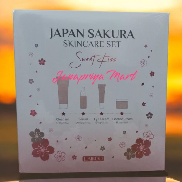 LAIKOU Japan Sakura Skin Care Set 4 pcs