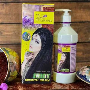 Zafran Hair Loss Combo - Zafran Hair Oil and Zafran Hair Mask and Zafran Hair Shampoo